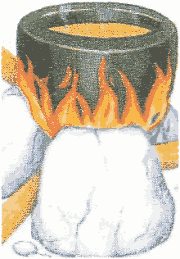 сжигание дров, навоза и угля для приготовления пищи
